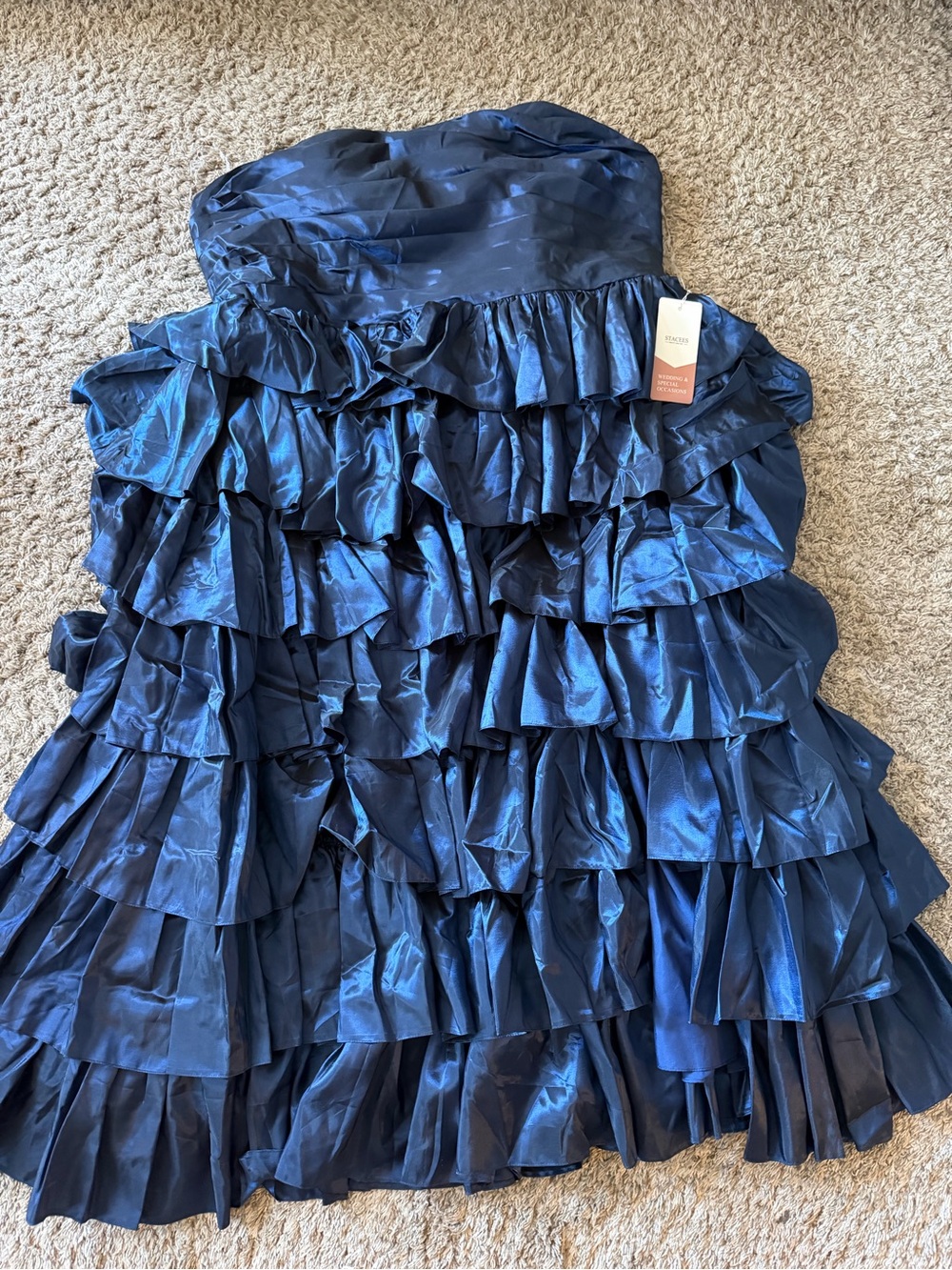 Stacees Plus Size Ruffle Maxi Dress